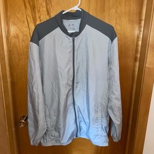 Mens Gray Adidas Windbreaker